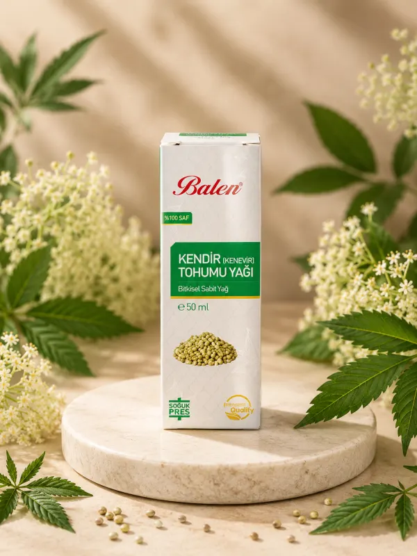 Balen Kendir (Kenevir) Tohumu Yağı