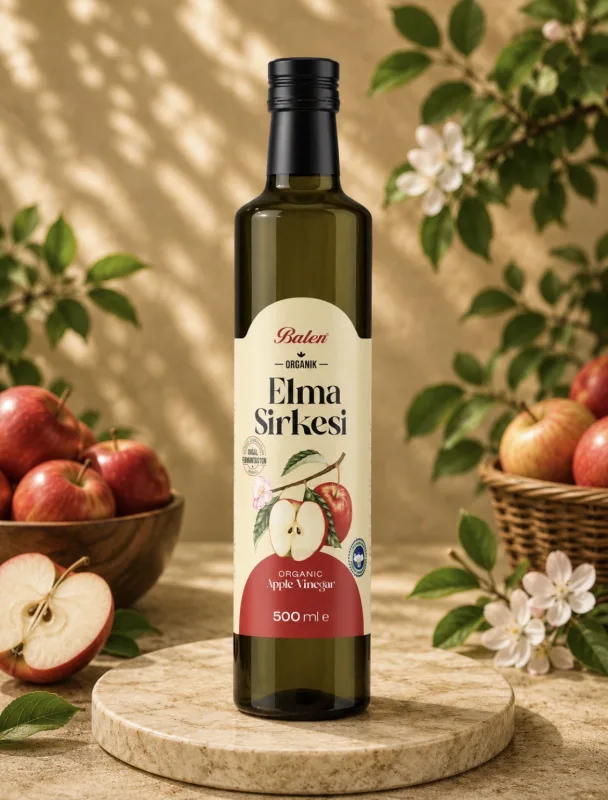 BALEN ORGANİK ELMA SİRKESİ 500 ML