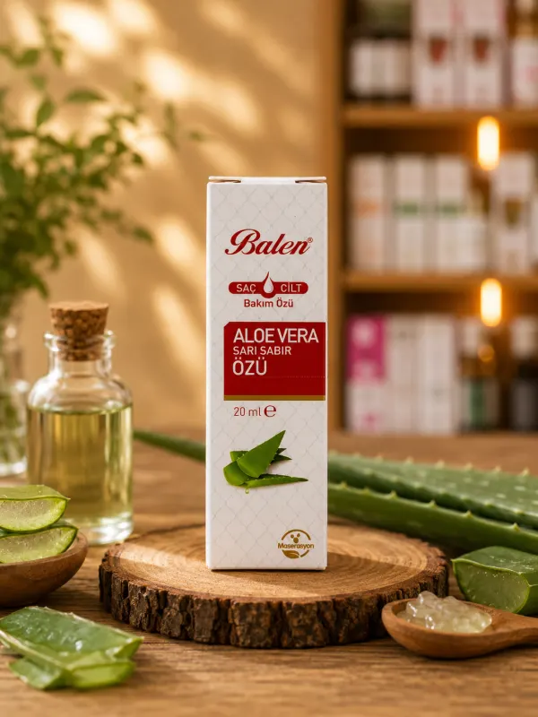 Balen Aloe Vera-Sarı Sabır Yağı 20 ML