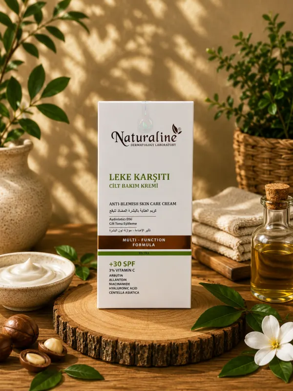 Naturaline Leke Karşıtı Cilt Bakım Kremi +30 SPF - %3 Vitamin C