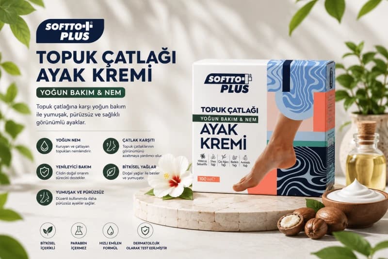 Softto Plus Topuk Çatlağı ve Ayak Kremi 100 ml