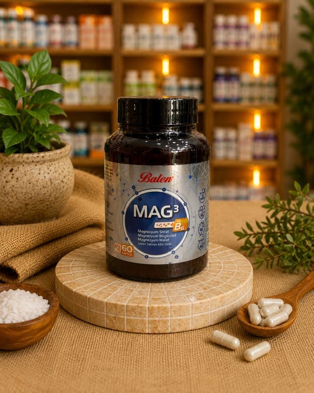 Balen MAG 3 MAGNEZYUM SİTRAT&BİSGLİSİNAT&MALAT KAPSÜL 679 MG*60
