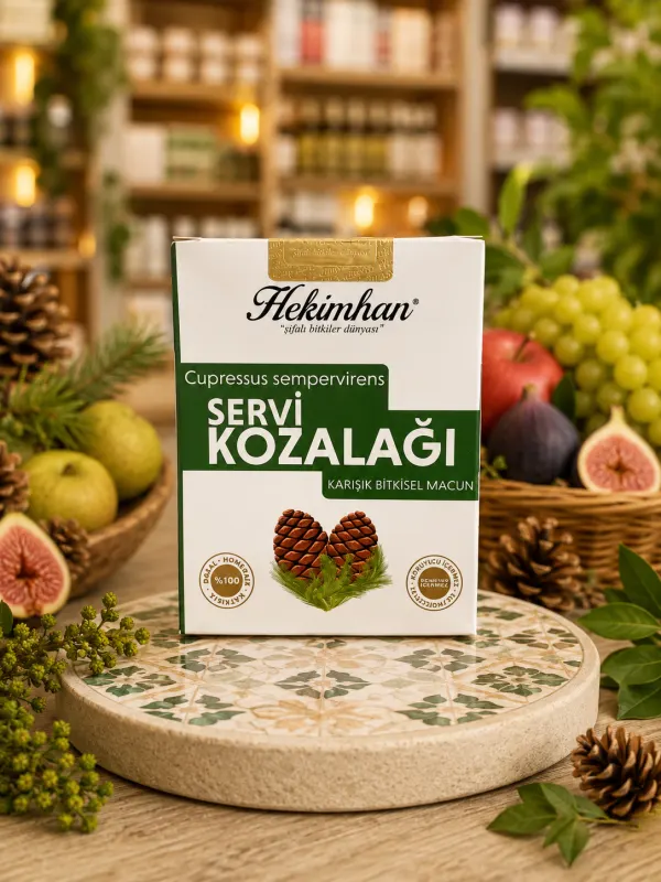 Servi (Çam) Kozalağı Macunu 240 gr 1 Hekimhan Servi (Çam) Kozalağı Macunu 240 gr