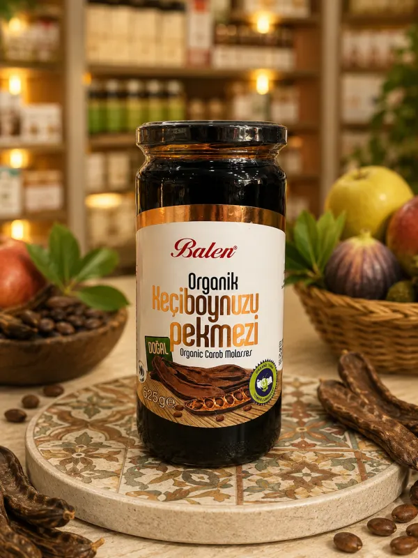 Balen Keçiboynuzu Pekmezi Organik Harnup Pekmezi 625 Gr