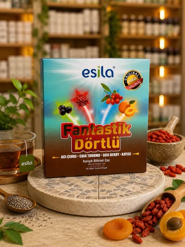 ESİLA Esila Fantastik Dörtlü Yaz Çayı 45 Poşet