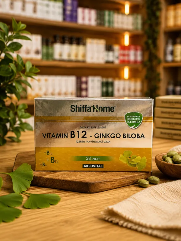 Aksu Vital Shiffa Home Bitkisel Vitamin B12-gingko Biloba Tablet